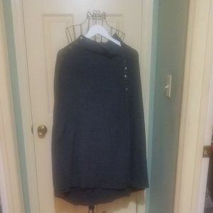 Dark Gray Cape Sweater